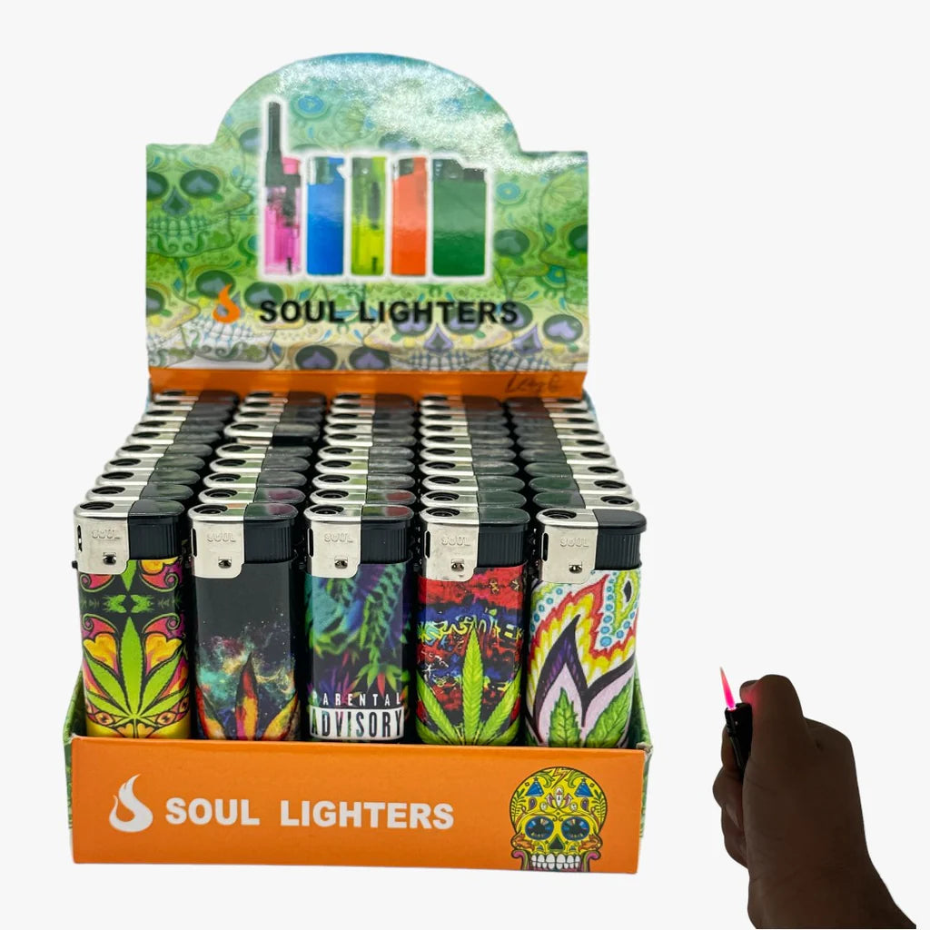 SOUL SINGLE FLAME TORCH- LEAF